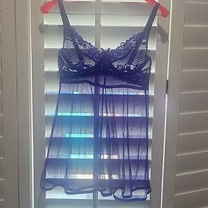 Sheer Babydoll with Lace Cup